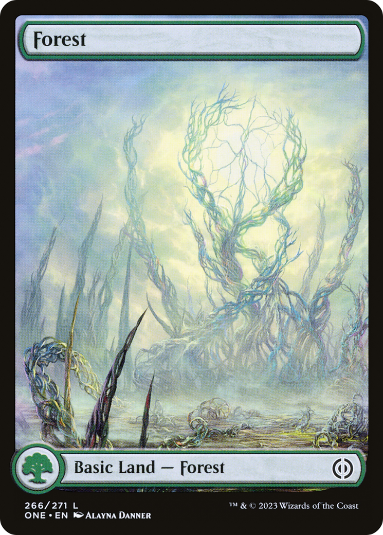 Forest (ONE-266) [Phyrexia: All Will Be One] MTG Single Wizards of the Coast