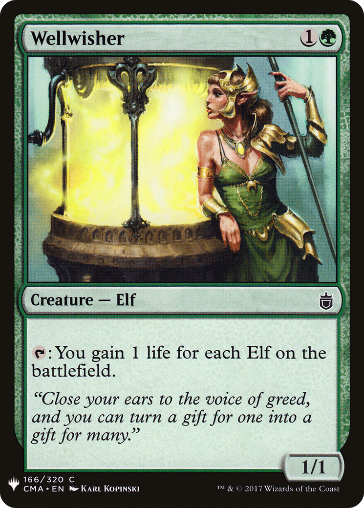 Wellwisher (LIST-166) [Mystery Booster] The List MTG Single Wizards of the Coast