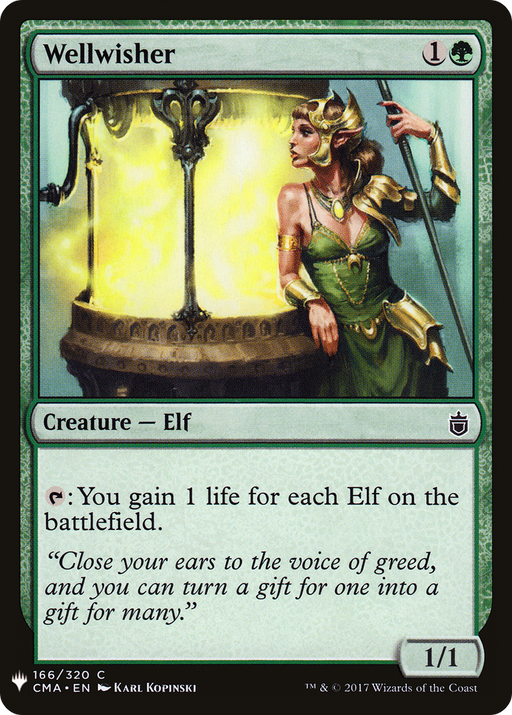 Wellwisher (LIST-166) [Mystery Booster] The List MTG Single Wizards of the Coast