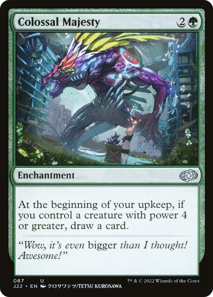 Colossal Majesty (J22-087) [Jumpstart 2022] MTG Single Wizards of the Coast