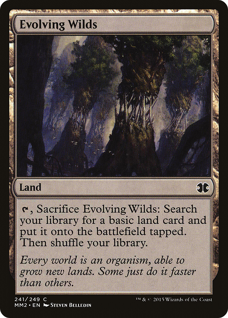 Evolving Wilds (MM2-241) [Modern Masters 2015] Foil MTG Single Wizards of the Coast