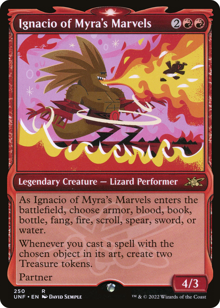 Ignacio of Myra's Marvels (UNF-250) [Unfinity] (Showcase) Foil MTG Single Wizards of the Coast