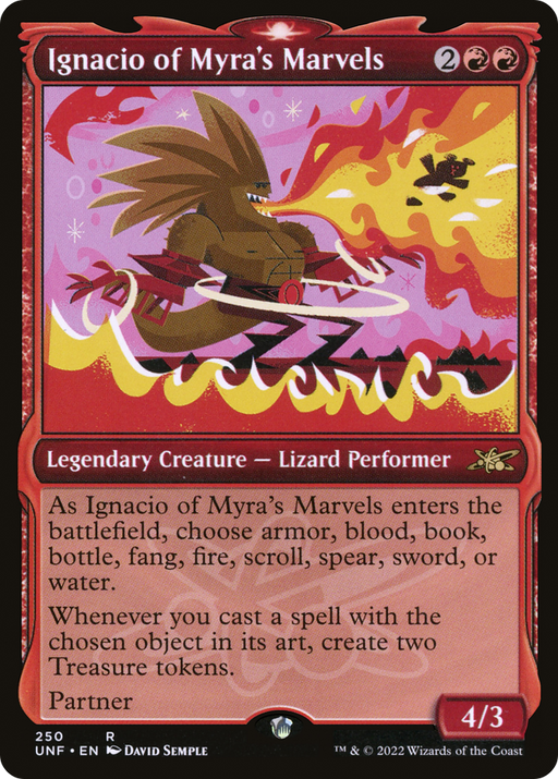 Ignacio of Myra's Marvels (UNF-250) [Unfinity] (Showcase) Foil MTG Single Wizards of the Coast