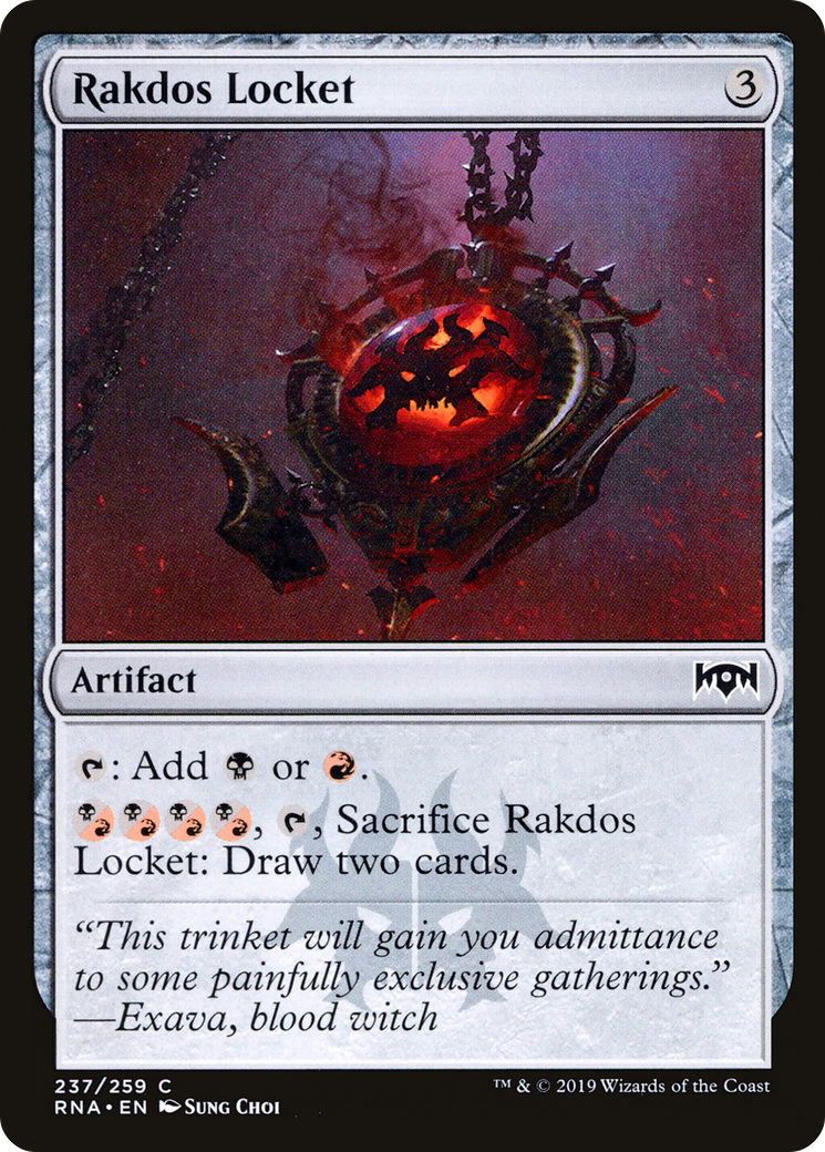 Rakdos Locket (RNA-237) [Ravnica Allegiance] Foil MTG Single Wizards of the Coast