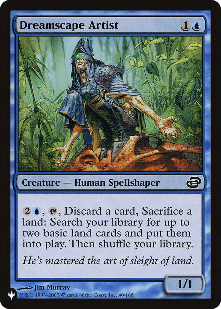 Dreamscape Artist (LIST-PLC-40) [Mystery Booster] The List MTG Single Wizards of the Coast