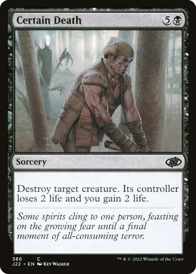 Certain Death (J22-386) [Jumpstart 2022] MTG Single Wizards of the Coast