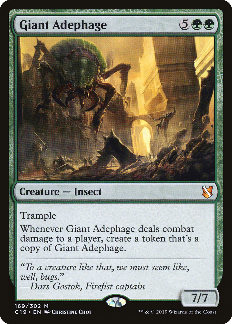 Giant Adephage (C19-169) [Commander 2019] MTG Single Wizards of the Coast