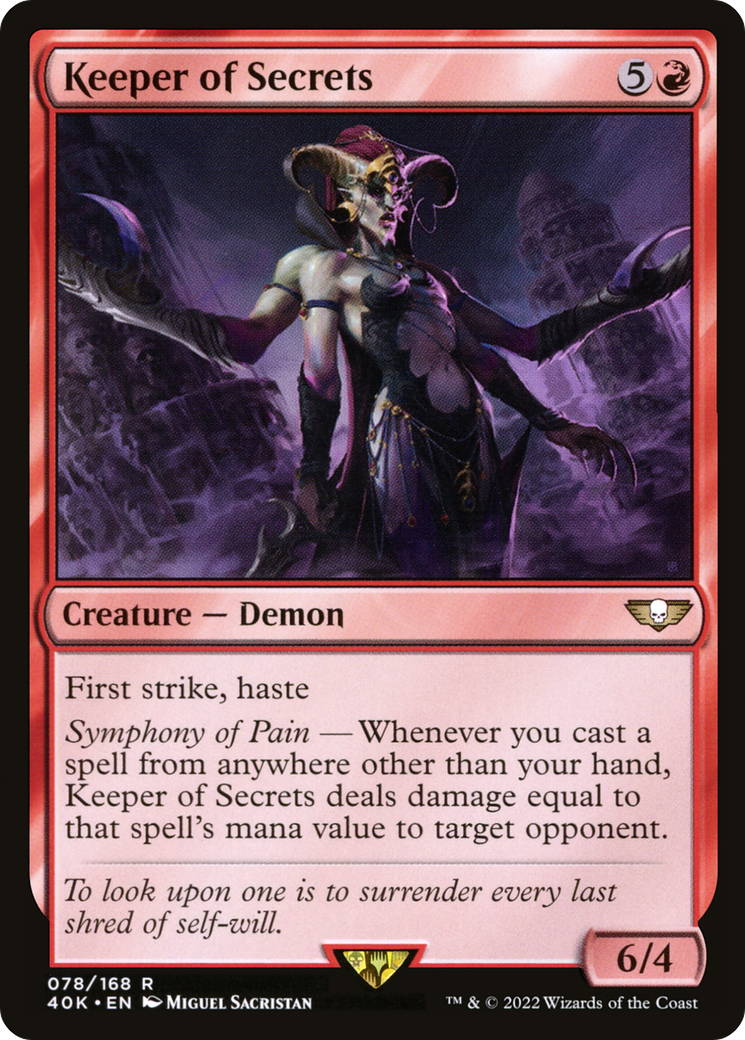 Keeper of Secrets [Warhammer 40,000] MTG Single Magic: The Gathering