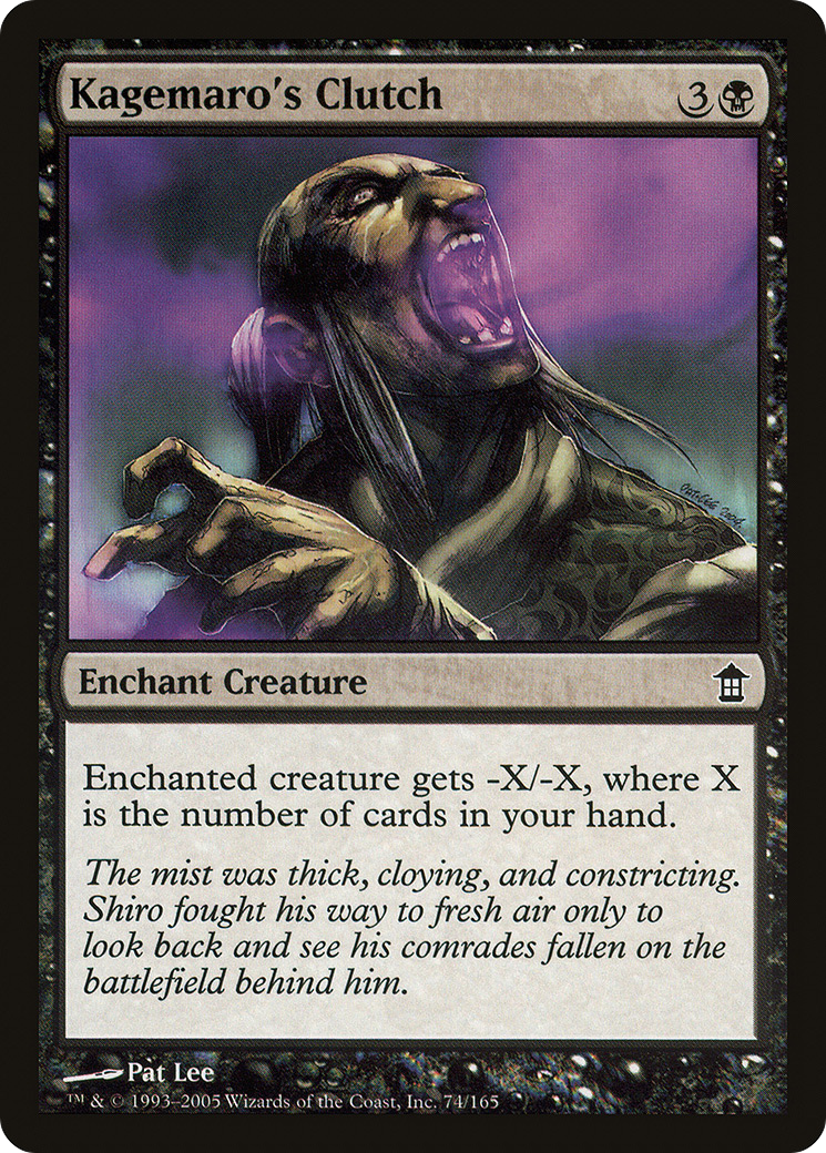 Kagemaro's Clutch (SOK-074) [Saviors of Kamigawa] Foil MTG Single Wizards of the Coast