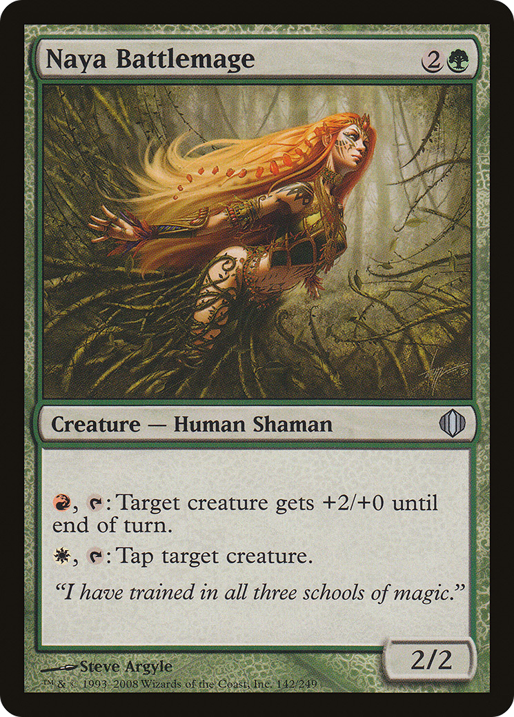 Naya Battlemage (ALA-142) [Shards of Alara] MTG Single Wizards of the Coast
