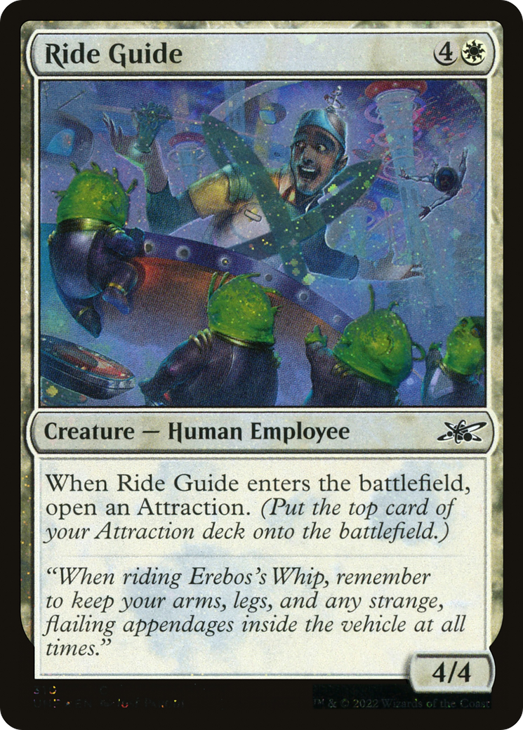 Ride Guide (Galaxy Foil) (UNF-310) [Unfinity] Foil MTG Single Wizards of the Coast
