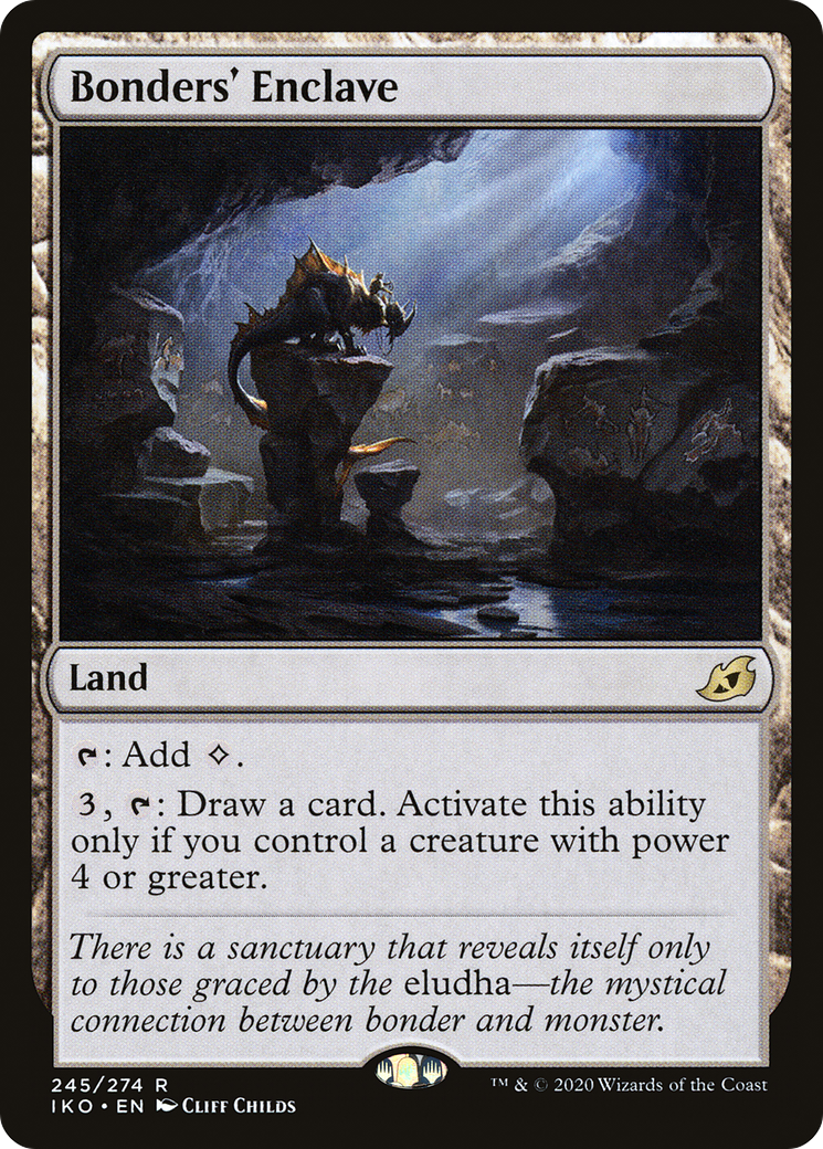Bonders' Enclave (IKO-245) [Ikoria: Lair of Behemoths] MTG Single Wizards of the Coast