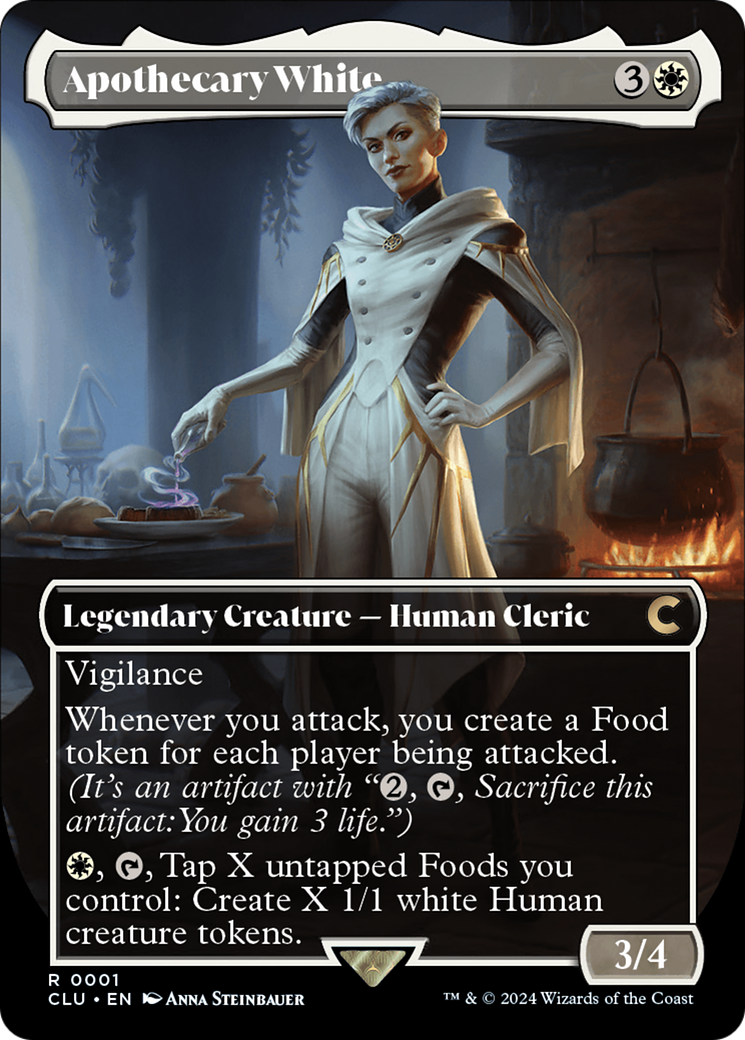 Apothecary White (CLU-001) [Ravnica: Clue Edition] (Borderless) MTG Single Wizards of the Coast
