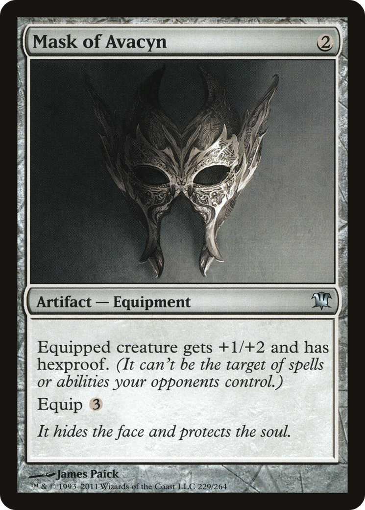 Mask of Avacyn (ISD-229) [Innistrad] Foil MTG Single Wizards of the Coast
