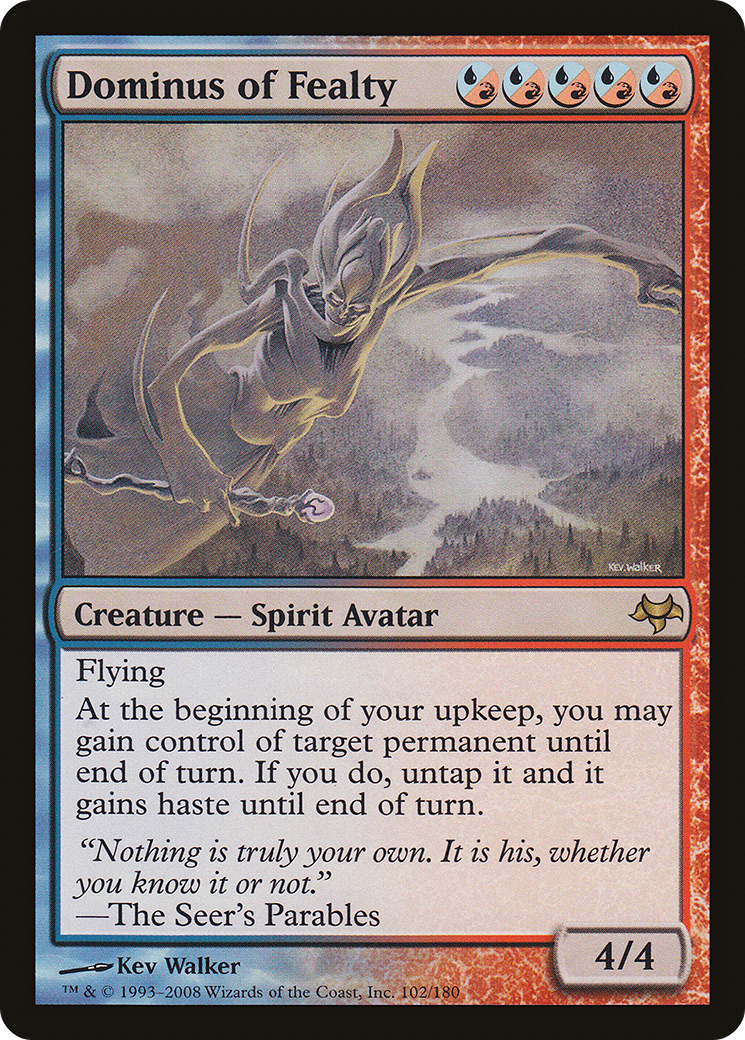 Dominus of Fealty (EVE-102) [Eventide] Foil MTG Single Wizards of the Coast