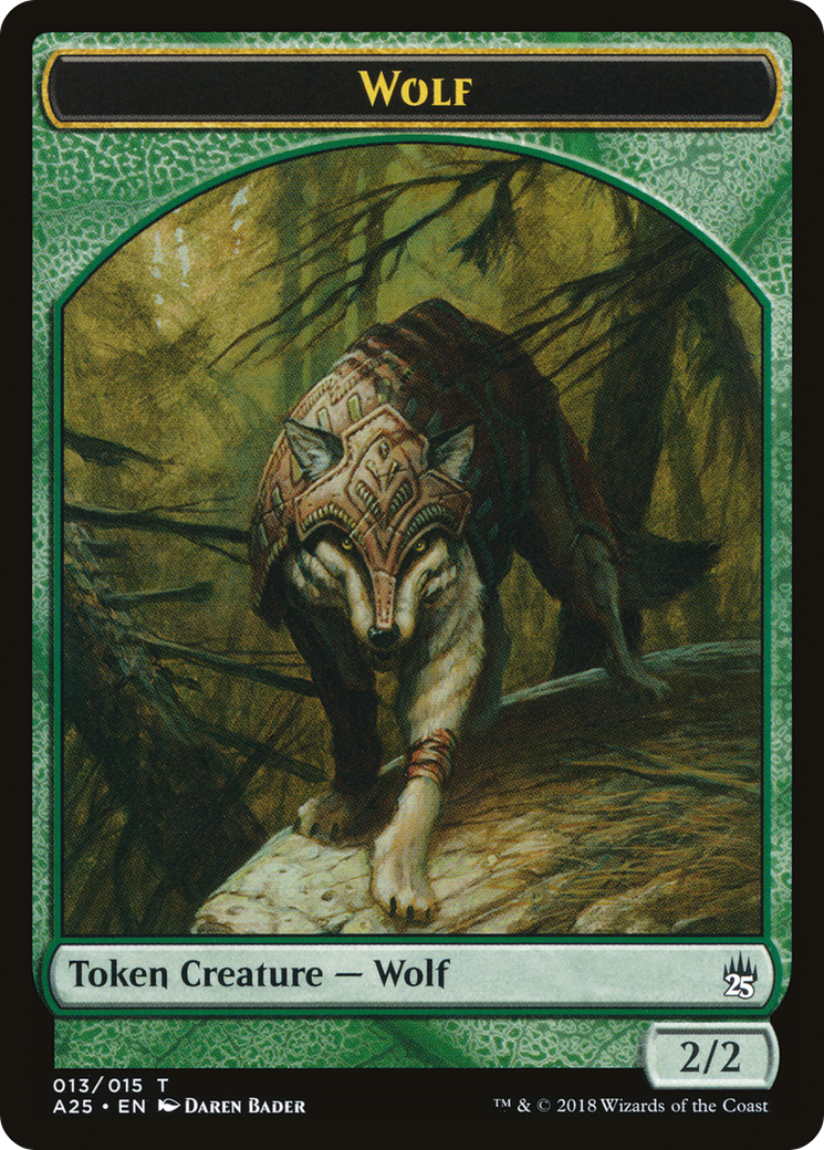 Wolf (A25-013) [Tokens] Masters 25 Tokens MTG Single Wizards of the Coast