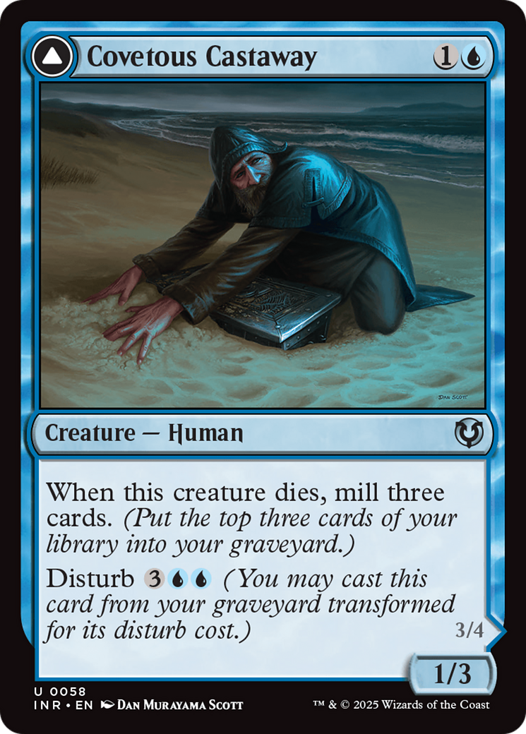 Covetous Castaway (INR-058) [Innistrad Remastered] Foil MTG Single Wizards of the Coast