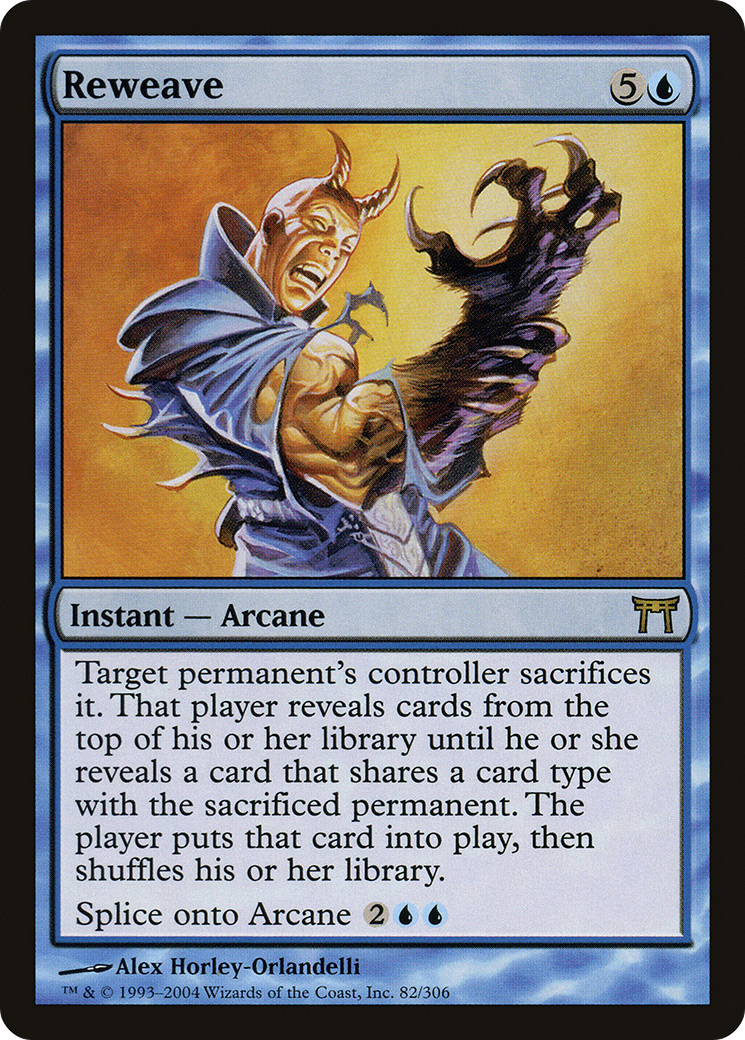 Reweave (CHK-082) [Champions of Kamigawa] MTG Single Wizards of the Coast