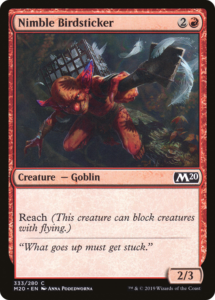 Nimble Birdsticker (M20-333) [Core Set 2020] MTG Single Wizards of the Coast