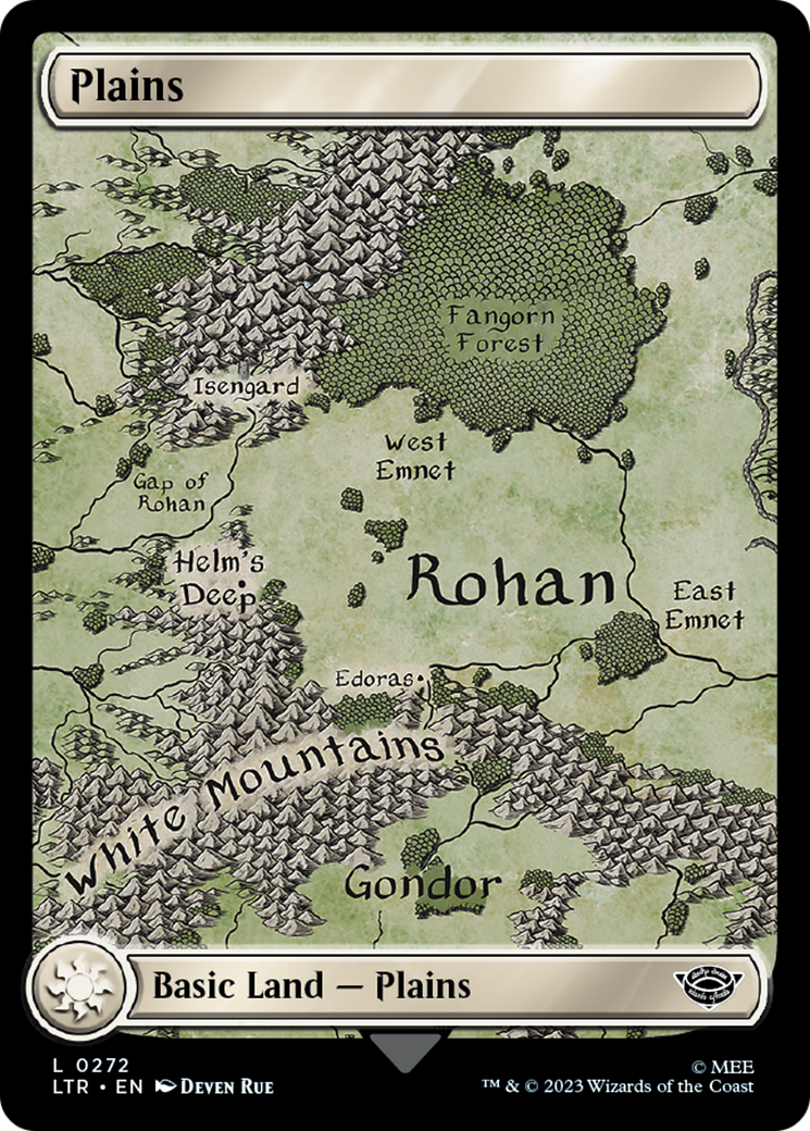 Plains (0272) (LTR-272) [The Lord of the Rings: Tales of Middle-earth] Foil MTG Single Wizards of the Coast