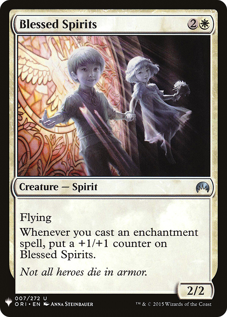 Blessed Spirits (LIST-ORI-7) [Mystery Booster] The List MTG Single Wizards of the Coast