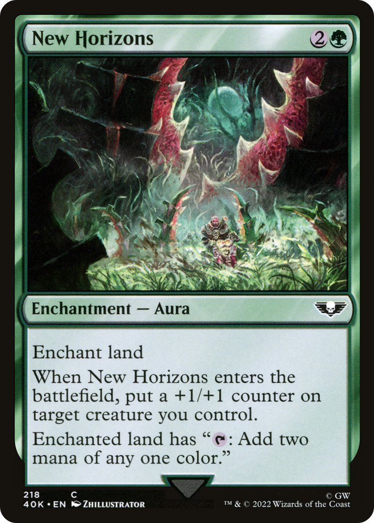 New Horizons (40K-218) [Warhammer 40,000 Commander] MTG Single Wizards of the Coast