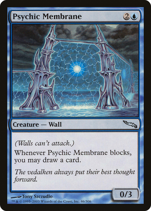 Psychic Membrane (MRD-046) [Mirrodin] MTG Single Wizards of the Coast