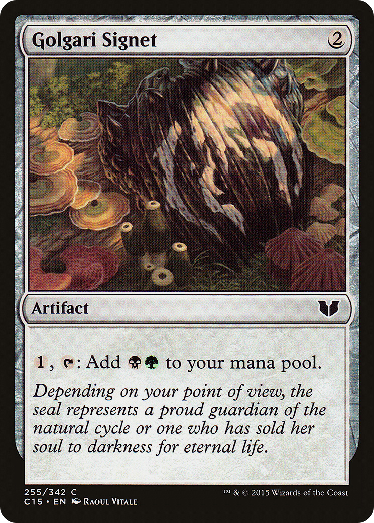 Golgari Signet (C15-255) [Commander 2015] MTG Single Wizards of the Coast