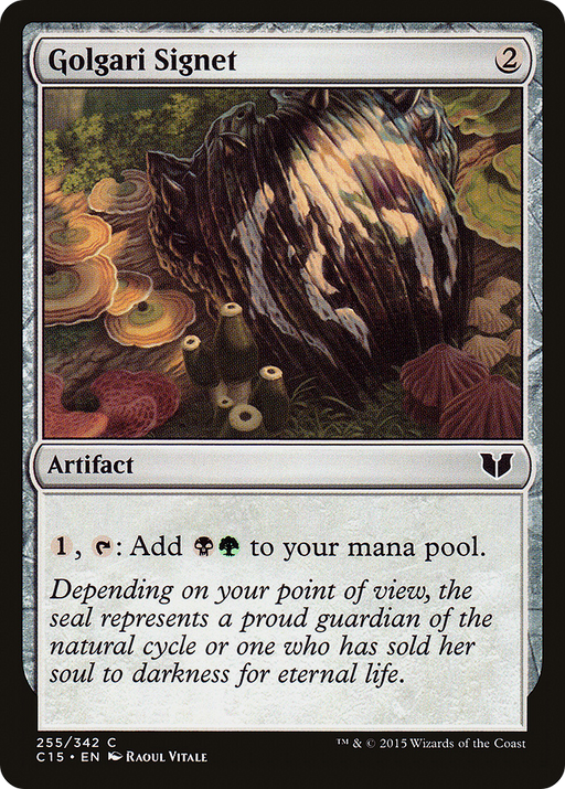 Golgari Signet (C15-255) [Commander 2015] MTG Single Wizards of the Coast