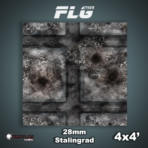 Frontline Gaming: Mats - 28mm Stalingrad 4'x4' Gaming Mat FLG