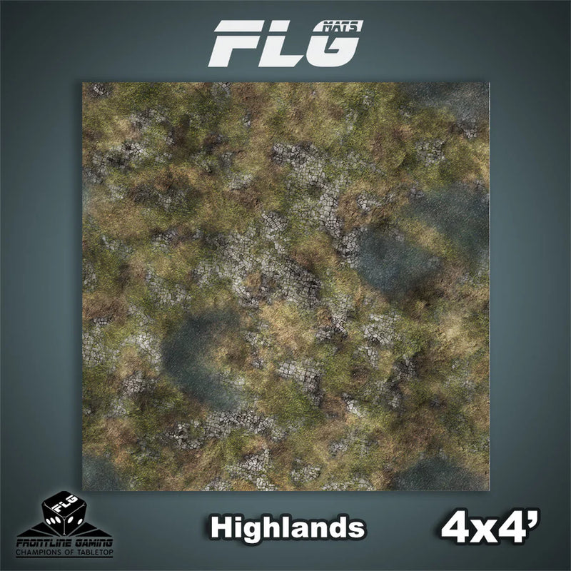 Frontline Gaming: Mats - Highlands 4'x4'