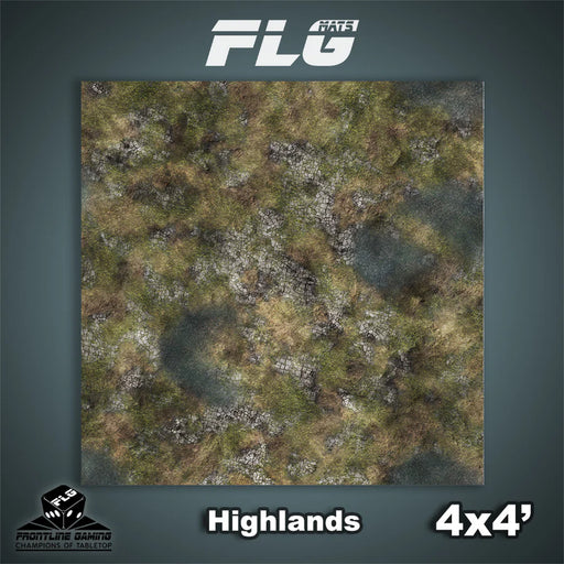 Frontline Gaming: Mats - Highlands 4'x4' Gaming Mat FLG