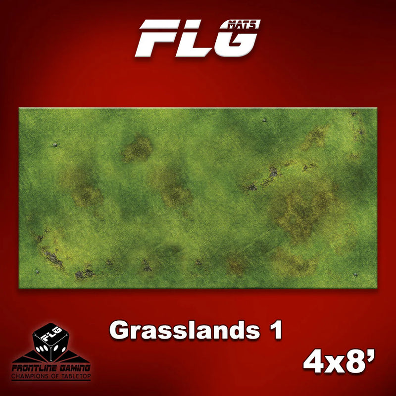 Frontline Gaming: Mats - Grassland 8'x4' Gaming Mat FLG