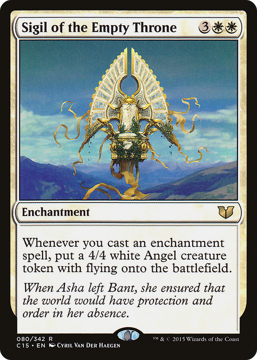 Sigil of the Empty Throne (C15-080) [Commander 2015] MTG Single Wizards of the Coast