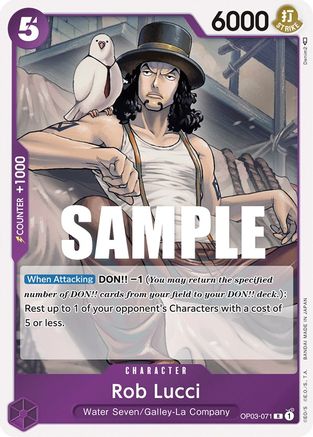 Rob Lucci [Pillars of Strength] One Piece Single Bandai
