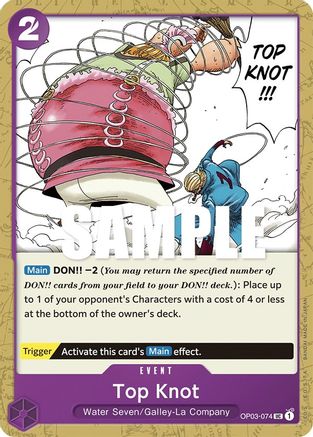 Top Knot (OP03-074) [Pillars of Strength] One Piece Single Bandai