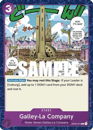 Galley-La Company (OP03-075) [Pillars of Strength] One Piece Single Bandai