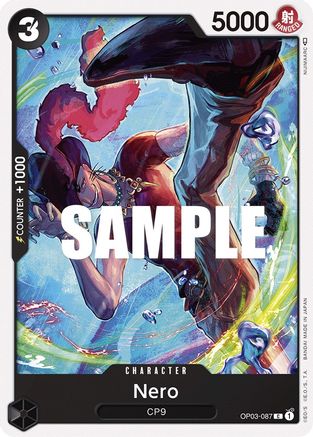Nero (OP03-087) [Pillars of Strength] One Piece Single Bandai