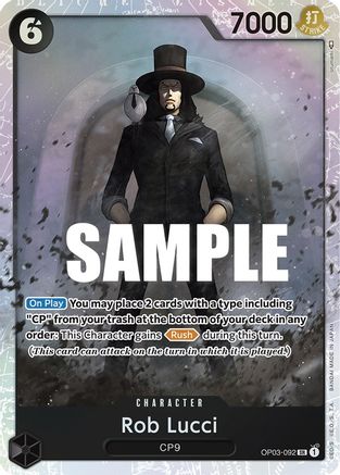 Rob Lucci [Pillars of Strength] One Piece Single Bandai