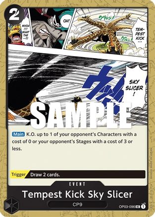Tempest Kick Sky Slicer (OP03-096) [Pillars of Strength] One Piece Single Bandai