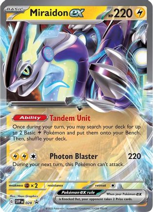 Miraidon ex - 028 (28) Holofoil [Promos: SV Promo Cards] Pokemon Single Pokémon
