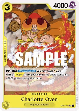 Charlotte Oven (OP03-105) [Pillars of Strength] One Piece Single Bandai