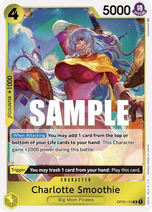 Charlotte Smoothie (OP03-110) [Pillars of Strength] Foil One Piece Single Bandai