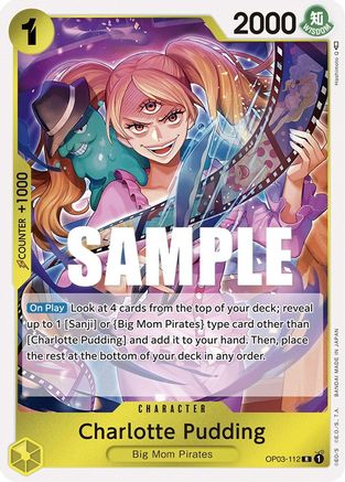 Charlotte Pudding (OP03-112) [Pillars of Strength] Foil One Piece Single Bandai