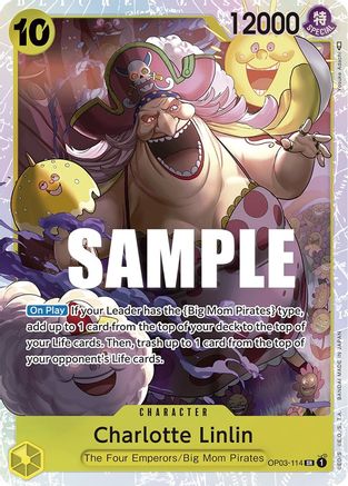 Charlotte Linlin (114) (OP03-114) [Pillars of Strength] Foil One Piece Single Bandai