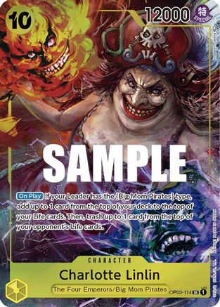 Charlotte Linlin (114) (Alternate Art) (OP03-114) [Pillars of Strength] Foil One Piece Single Bandai