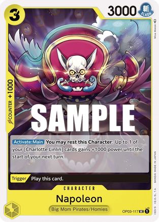Napoleon (OP03-117) [Pillars of Strength] One Piece Single Bandai