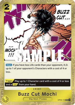 Buzz Cut Mochi (OP03-119) [Pillars of Strength] Foil One Piece Single Bandai