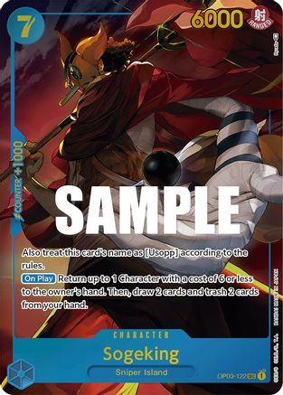 Sogeking (Alternate Art) (OP03-122) [Pillars of Strength] Foil One Piece Single Bandai