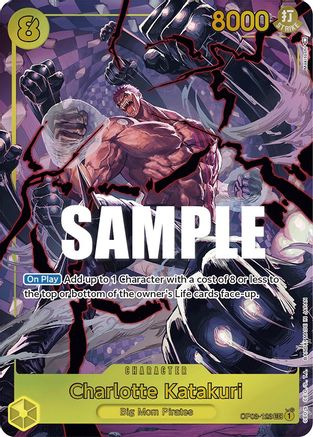Charlotte Katakuri (123) (Alternate Art) (OP03-123) [Pillars of Strength] Foil One Piece Single Bandai